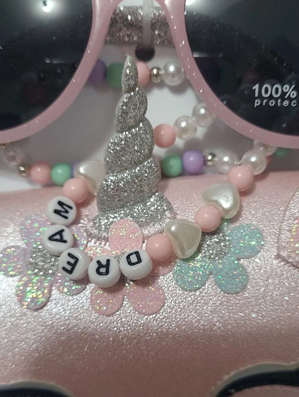 Capelli of New York Pink Kids Sunglasses with Unicorn Case